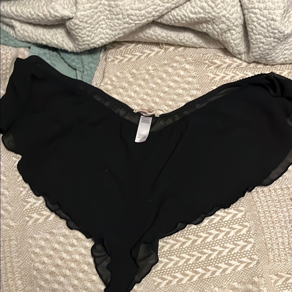 Adore Me Black sexy and comfortable panty